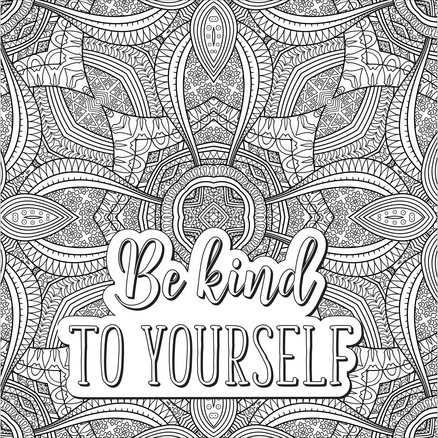 Coloring Book - Self Care Artist's Coloring Book
