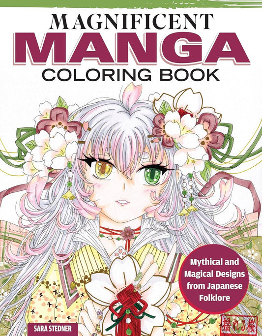 Coloring Book - Magnificent Manga Mythical & Magical Designs