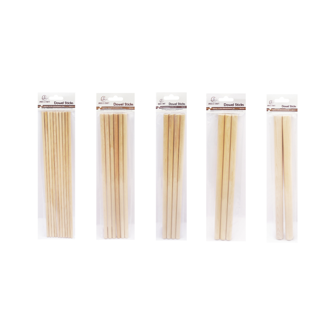Wood - Dowel Sticks 11.8": 0.75"