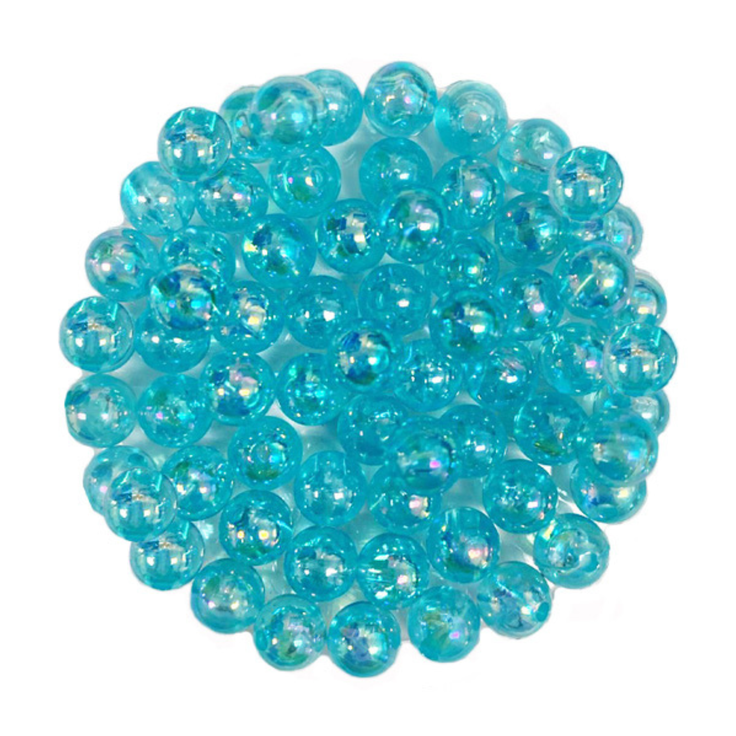 Jewelry - Clear Beads, Approx. 8mm 35g Royal Blue