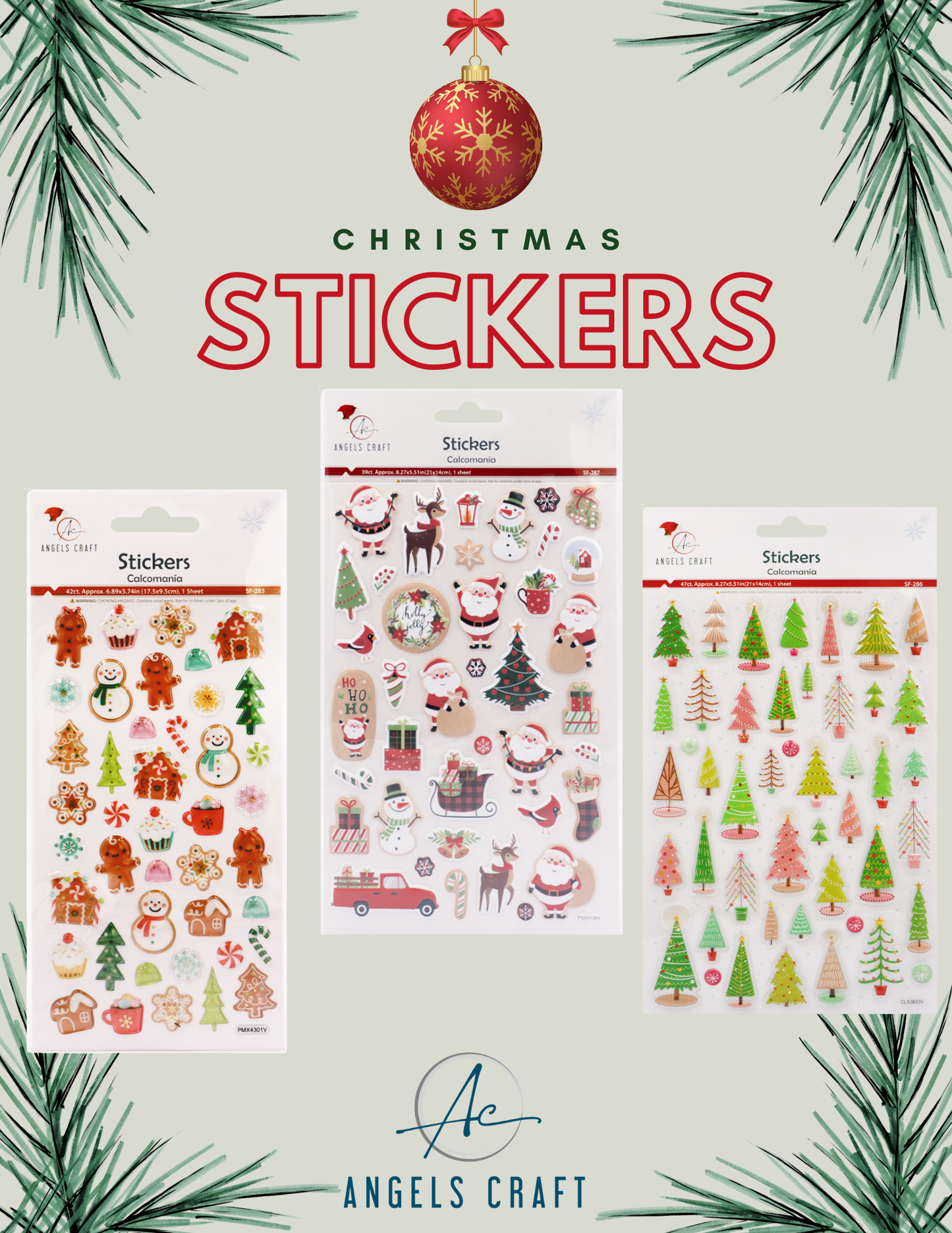 Stickers Christmas Holiday Festive Cheer Christmas Sticker