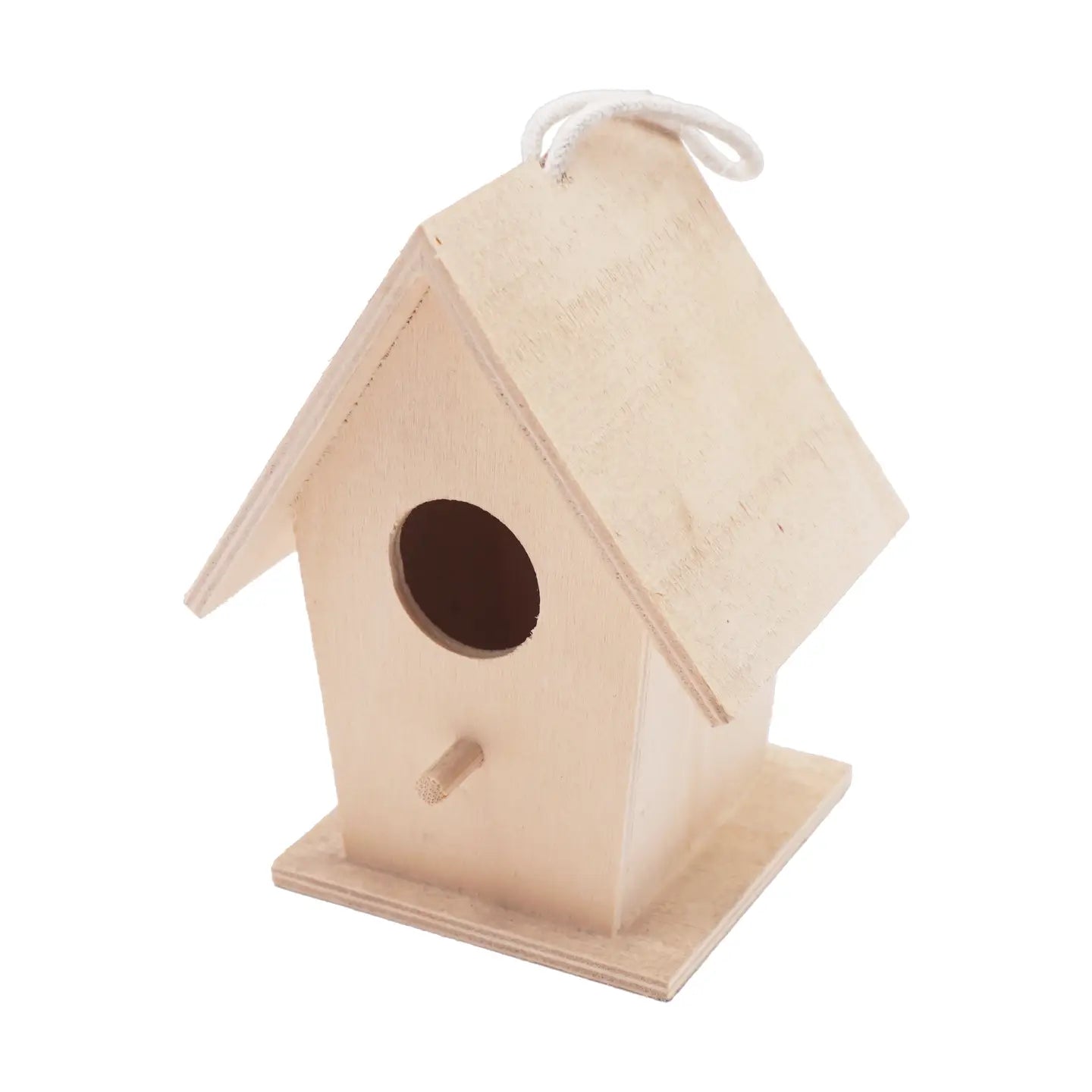 Wood - Single Roof Wooden Bird House