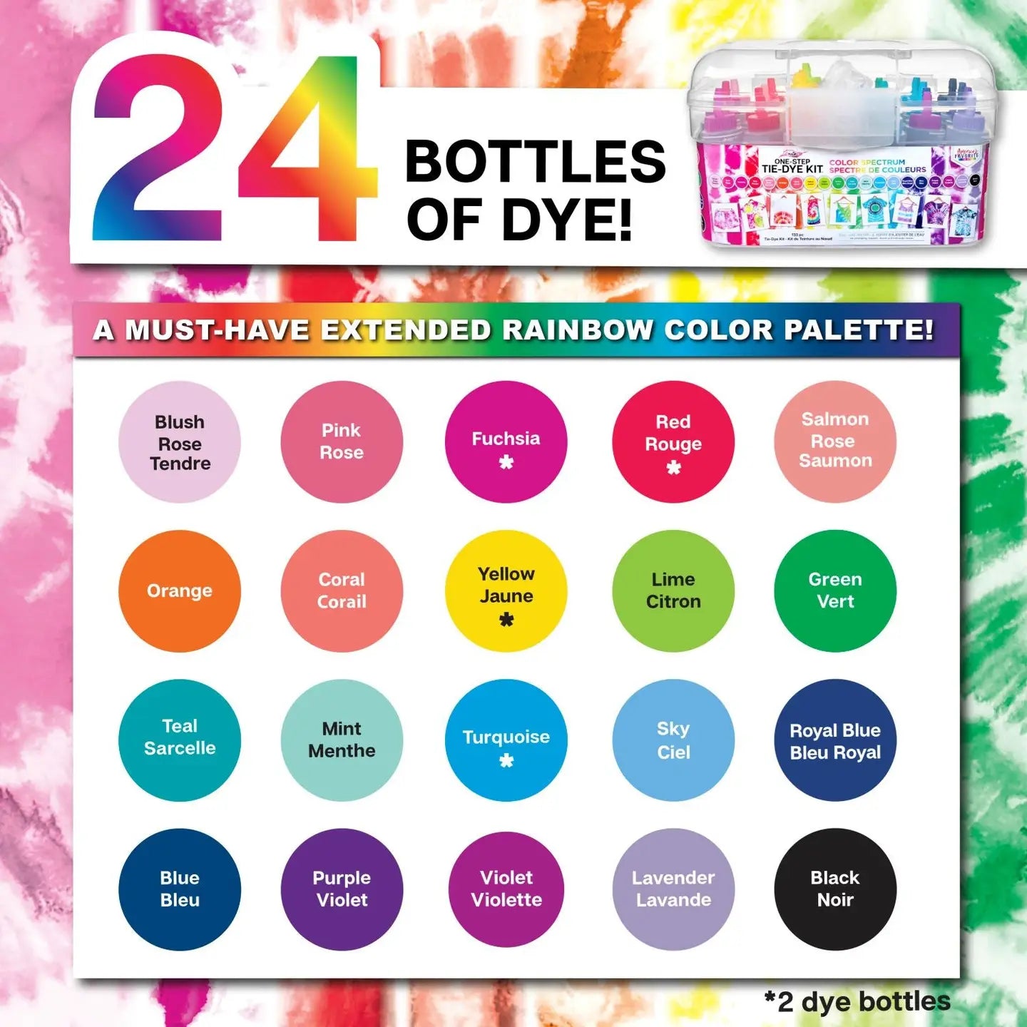 Tie Dye - Color Spectrum Tie-Dye Tub Kit