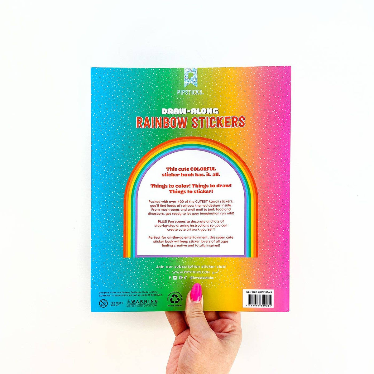 Stickers - Draw-Along Rainbow Sticker Book