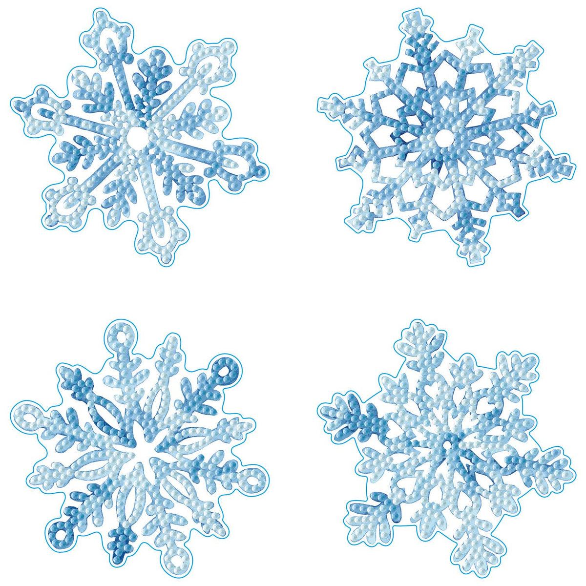 Diamond Dotz - Coasters - Snowflakes