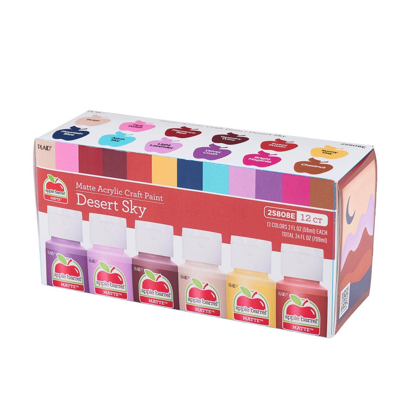 Paint - Acrylic - Matte Desert Sky Paint Set, 12-Piece
