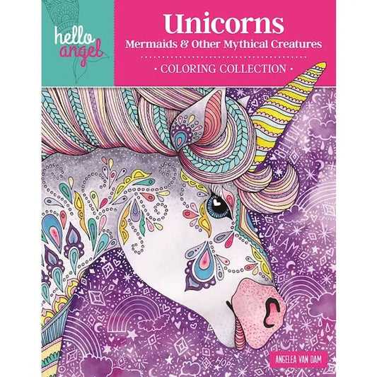 Coloring Book - Unicorn Mermaid & Mythical Creature