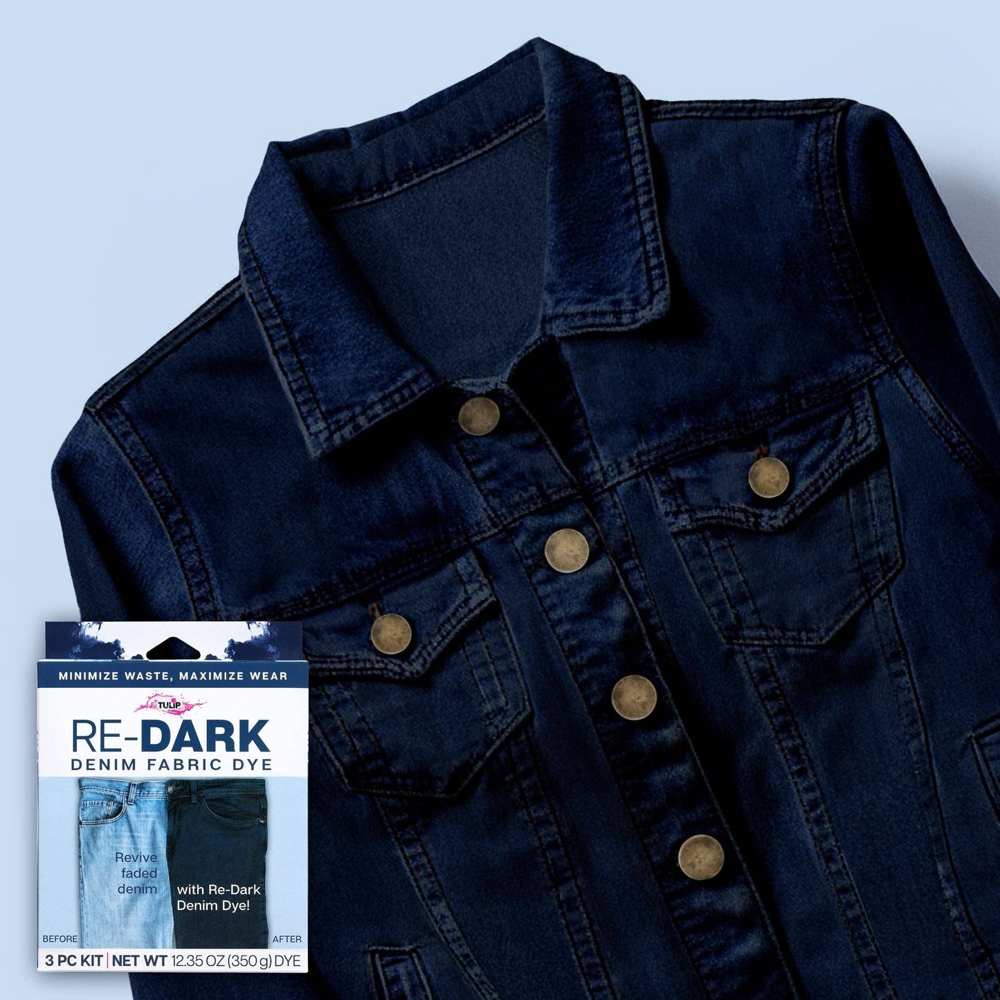 Dye Kit - Tulip Re-Dark Denim Fabric
