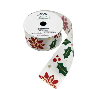 Ribbon - Christmas Design Ribbon 1"x3Yards/Roll