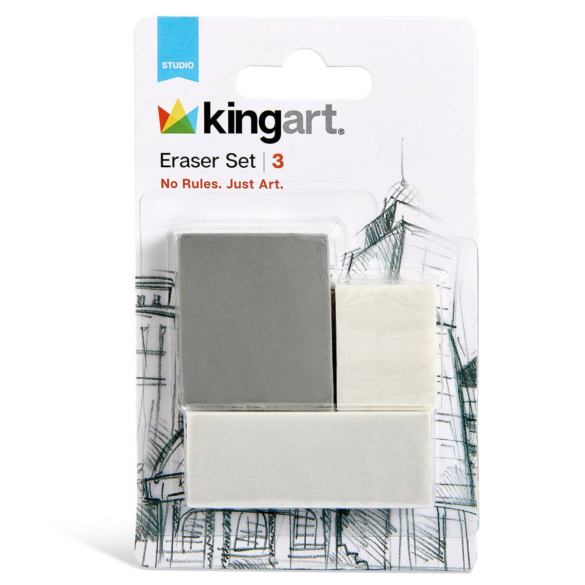 Eraser - Set 3 pc