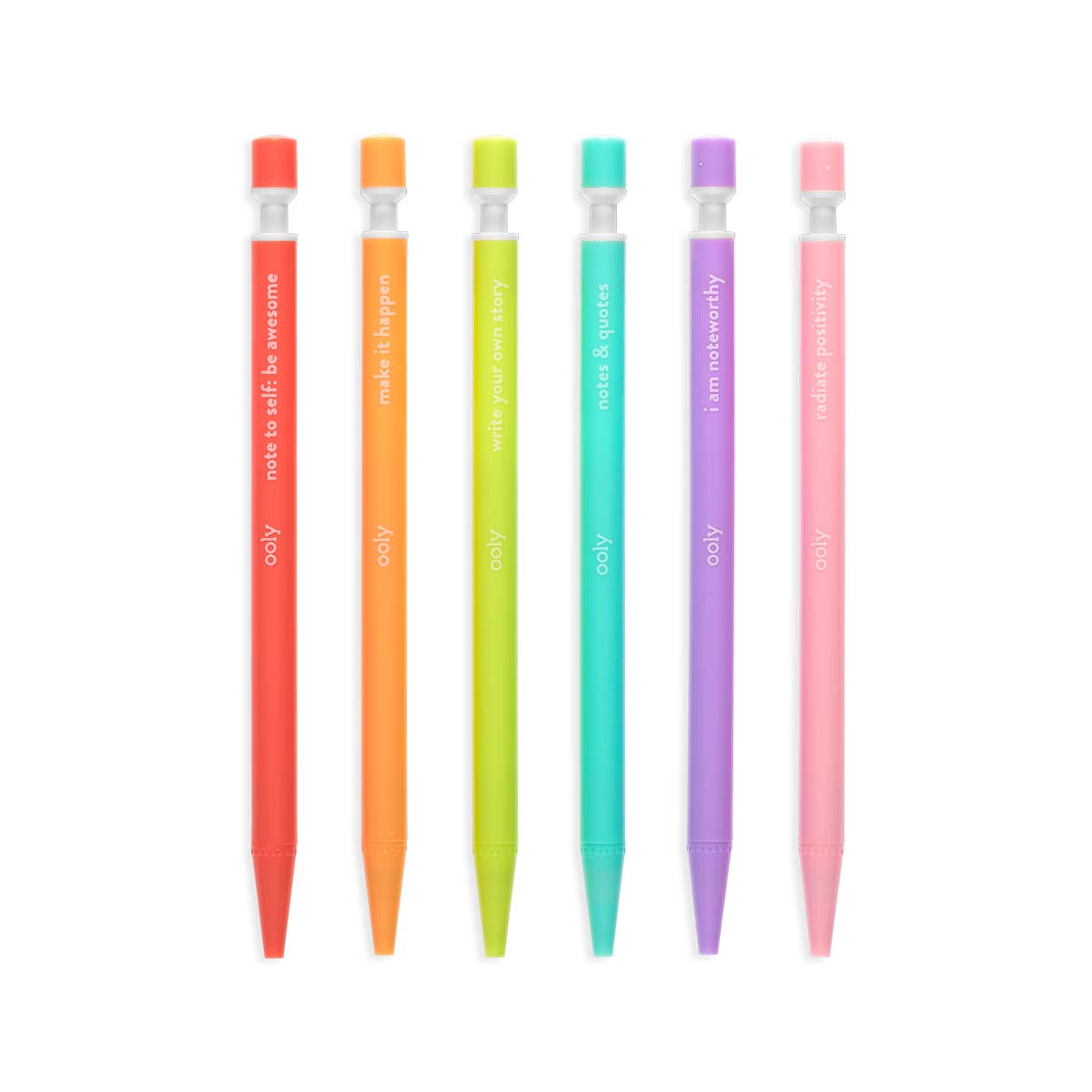 Pencils - Noted!: Extra Thick Graphite Mechanical Pencils (Set of 6)