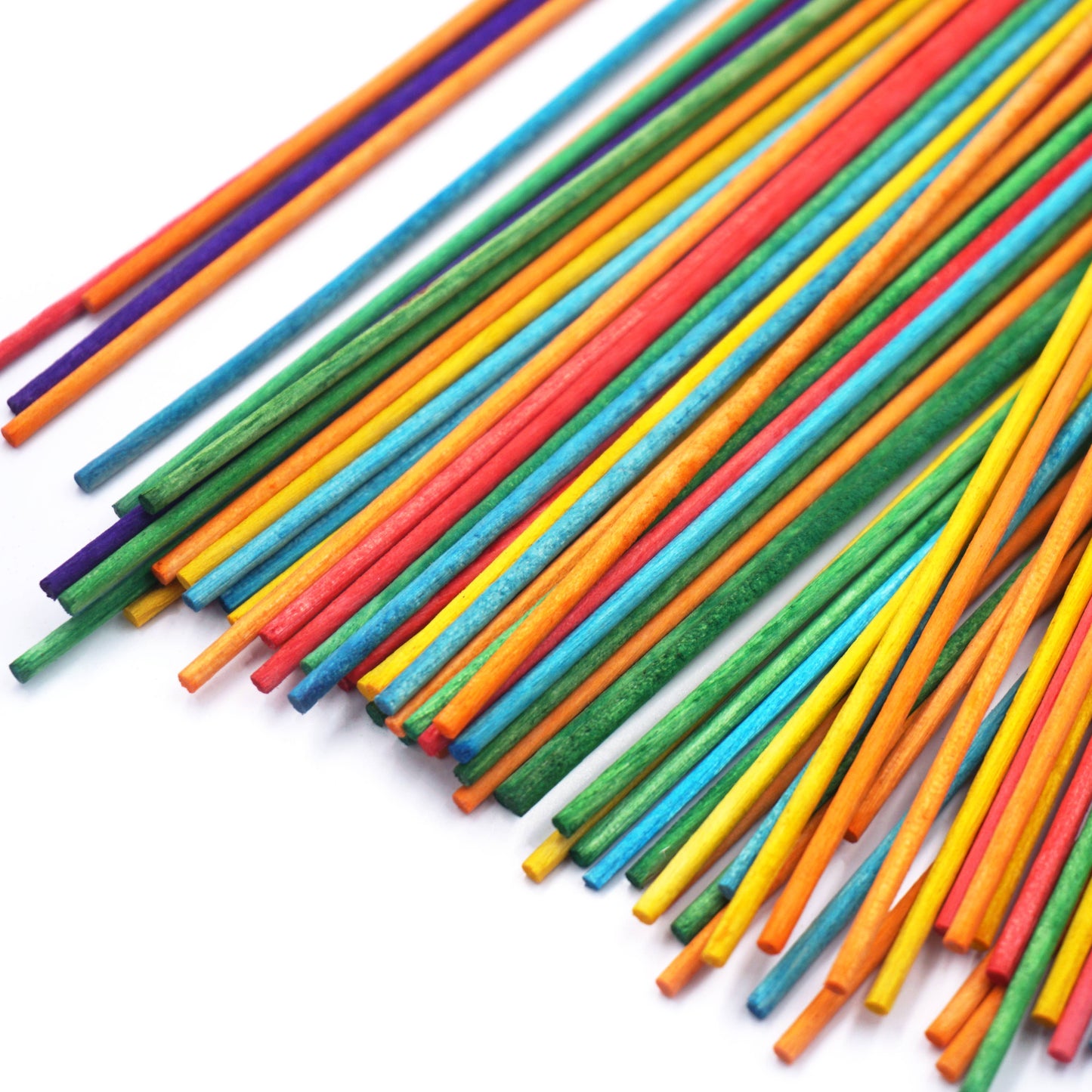 Wood - Dowel Sticks 2mm x 8in Rainbow