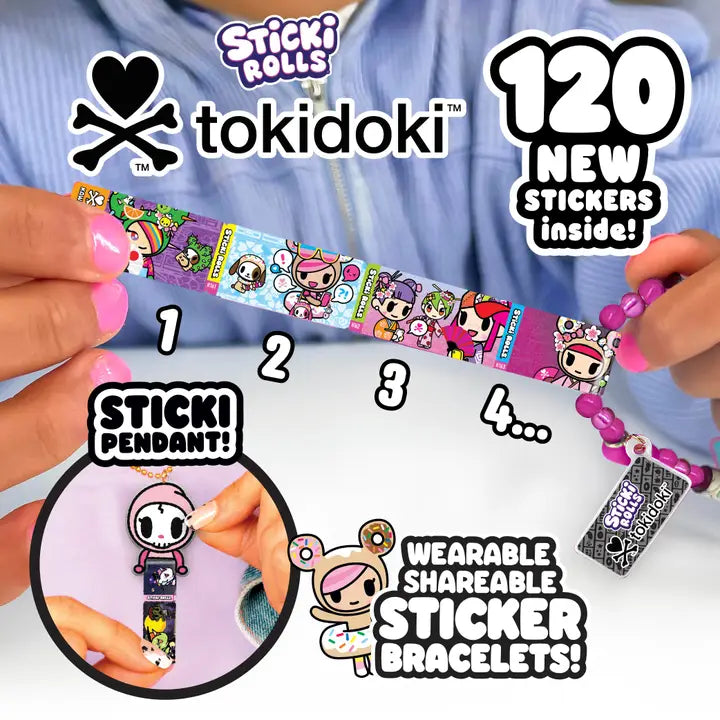 Sticki Rolls - Toki Doki S1 Pendant 12pc Cdu