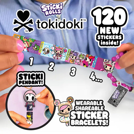 Sticki Rolls - Toki Doki S1 Pendant 12pc Cdu