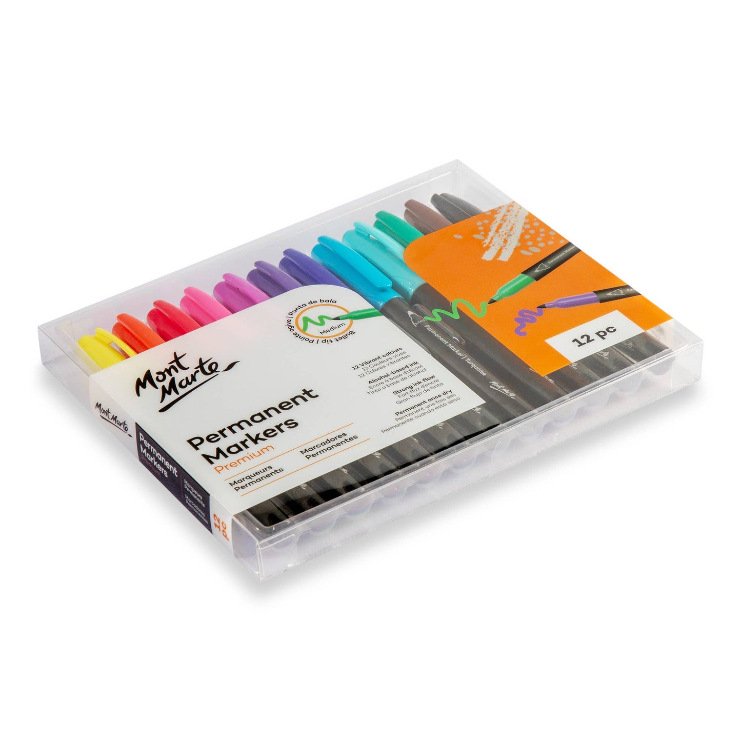 Markers - Permanent Markers Premium 12pc