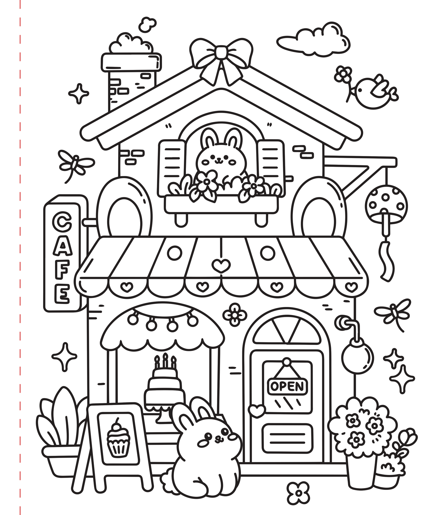 Coloring Book - Large Print Cozy & Comfy