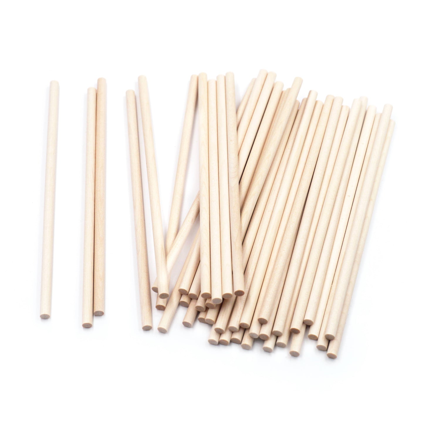 Wood - Round Wooden Dowel, 5mm x 5.9in. 40-ct