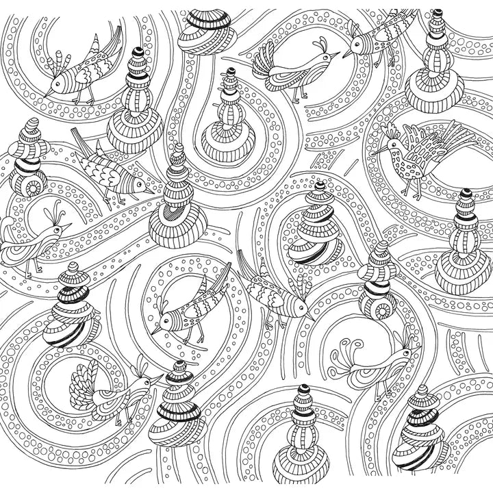 Coloring Book - Zen Garden Artist's