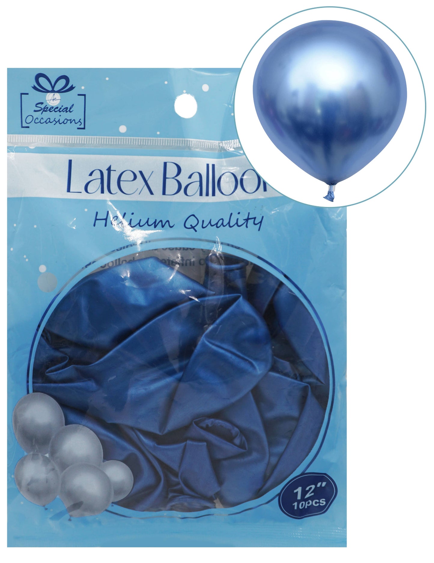 Balloons – Metallic Latex Add Shine to Every Celebration!: Metallic Royal Blue