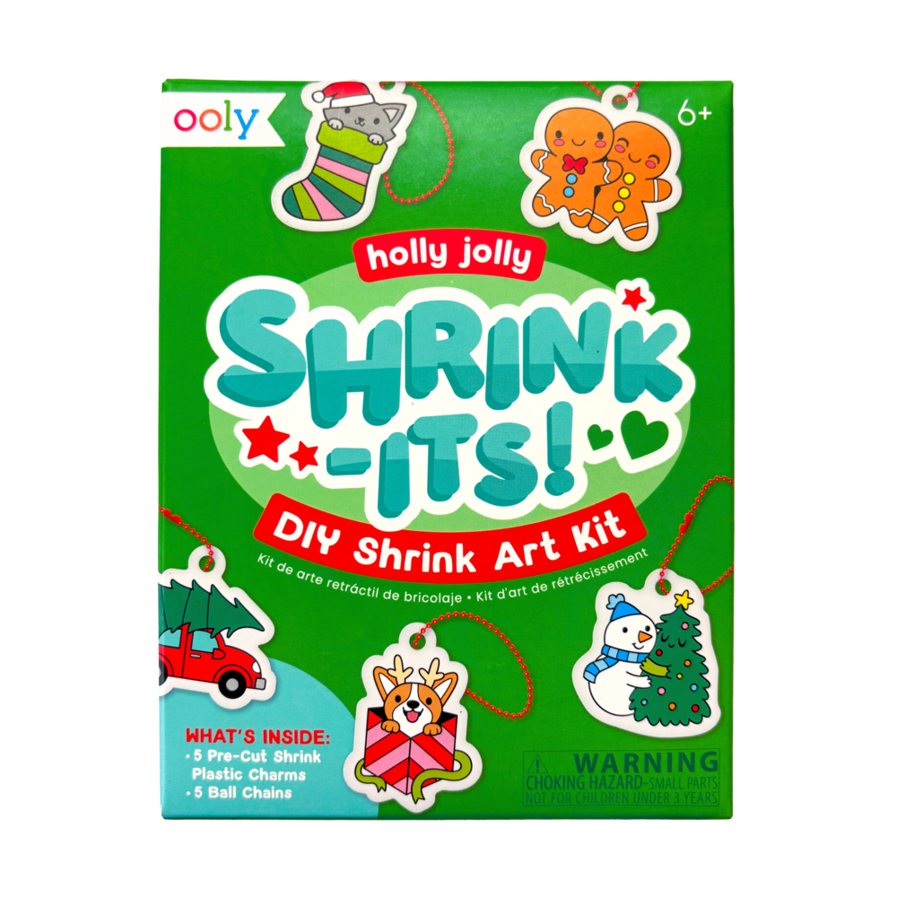 Shrink-Its! - Mini DIY Shrink Art Kit - Holly Jolly