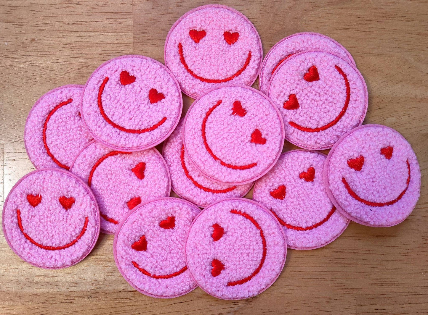 Patch - Heart Eyes Smile Face Iron On Patches