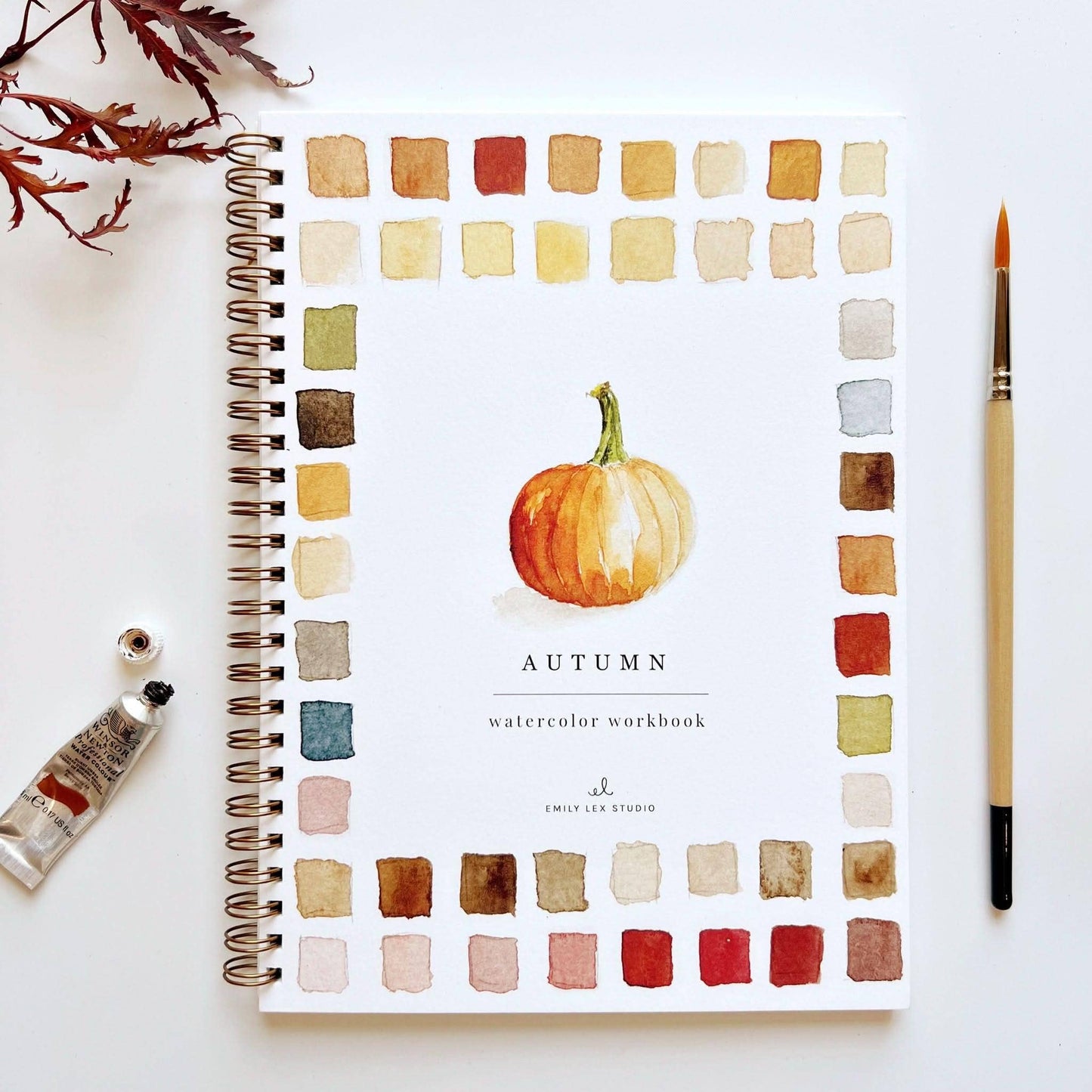 Workbook - Autumn watercolor workbook