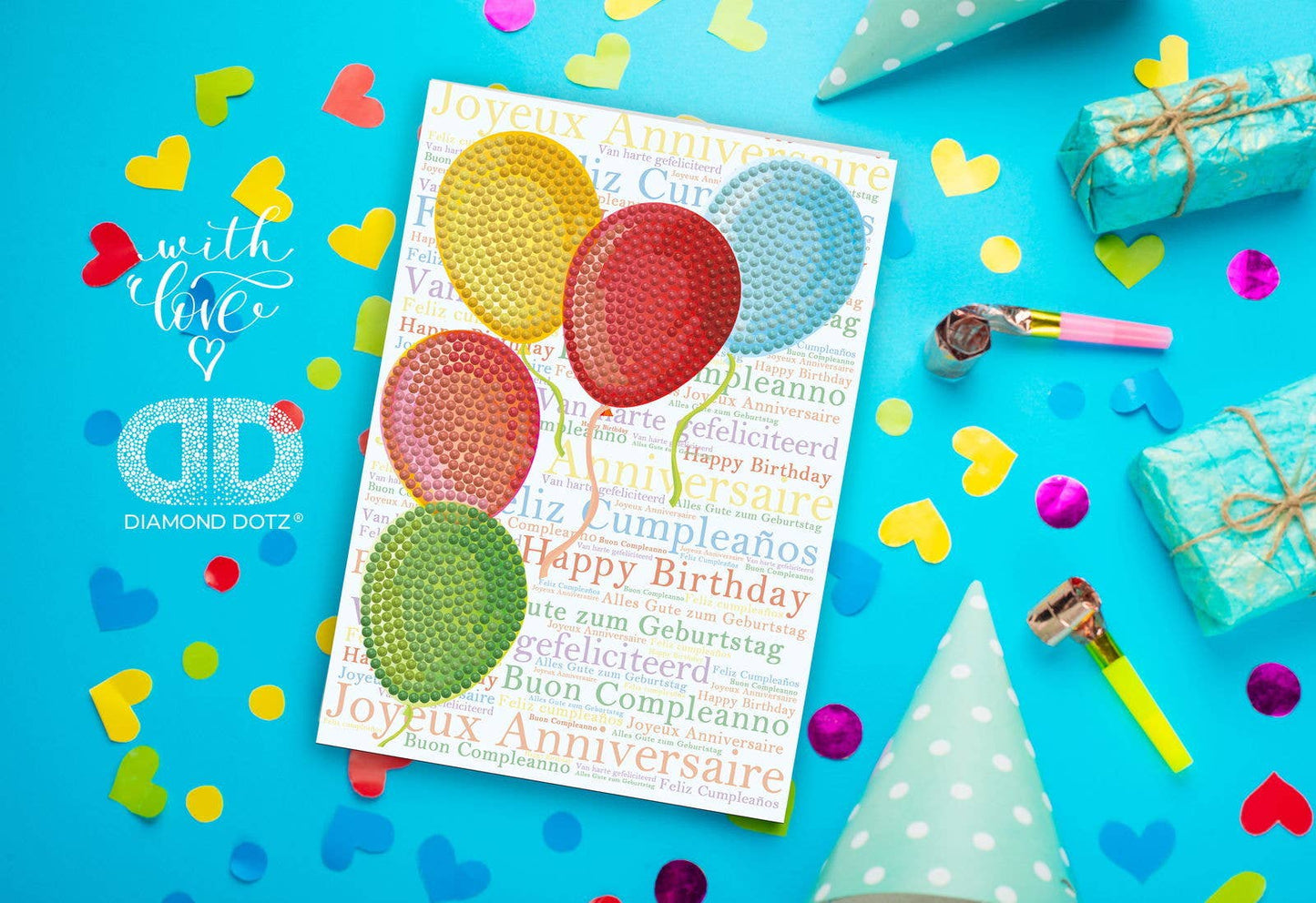 Card - Balloons on High