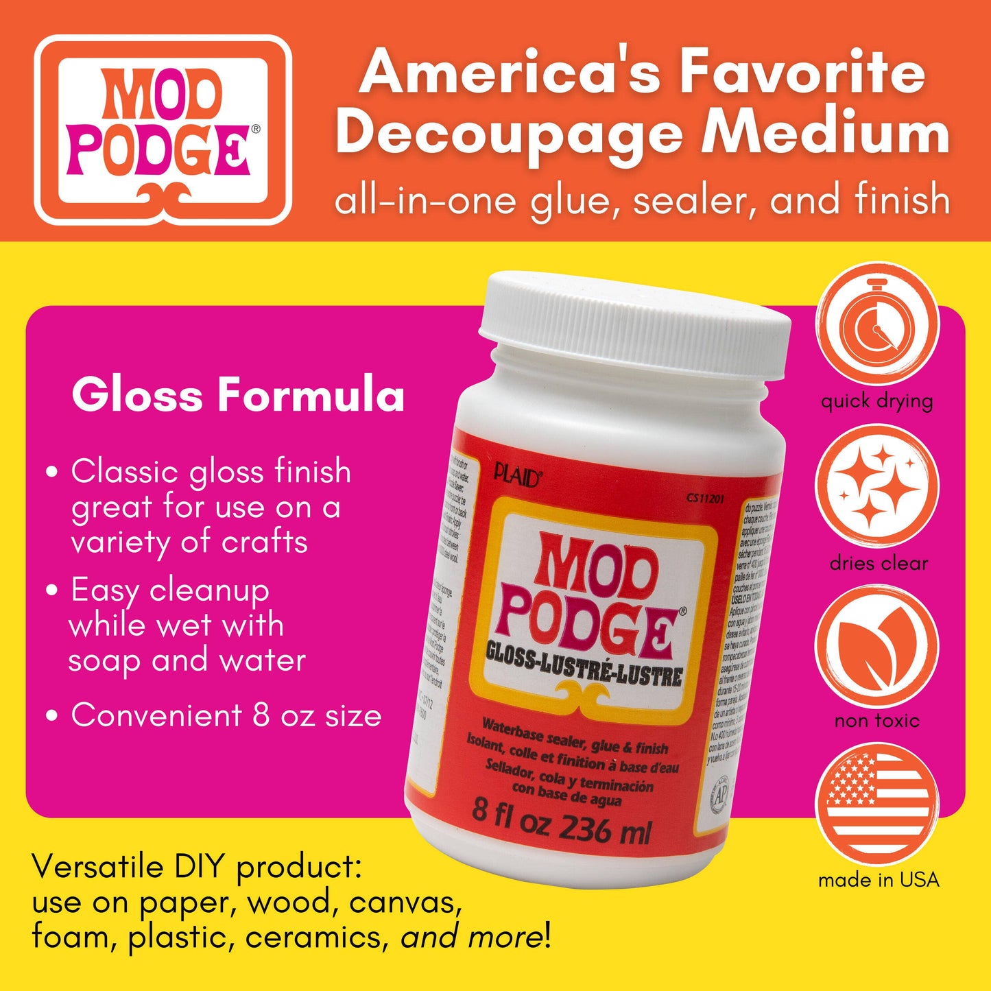 Mod Podge - Gloss, 8 oz