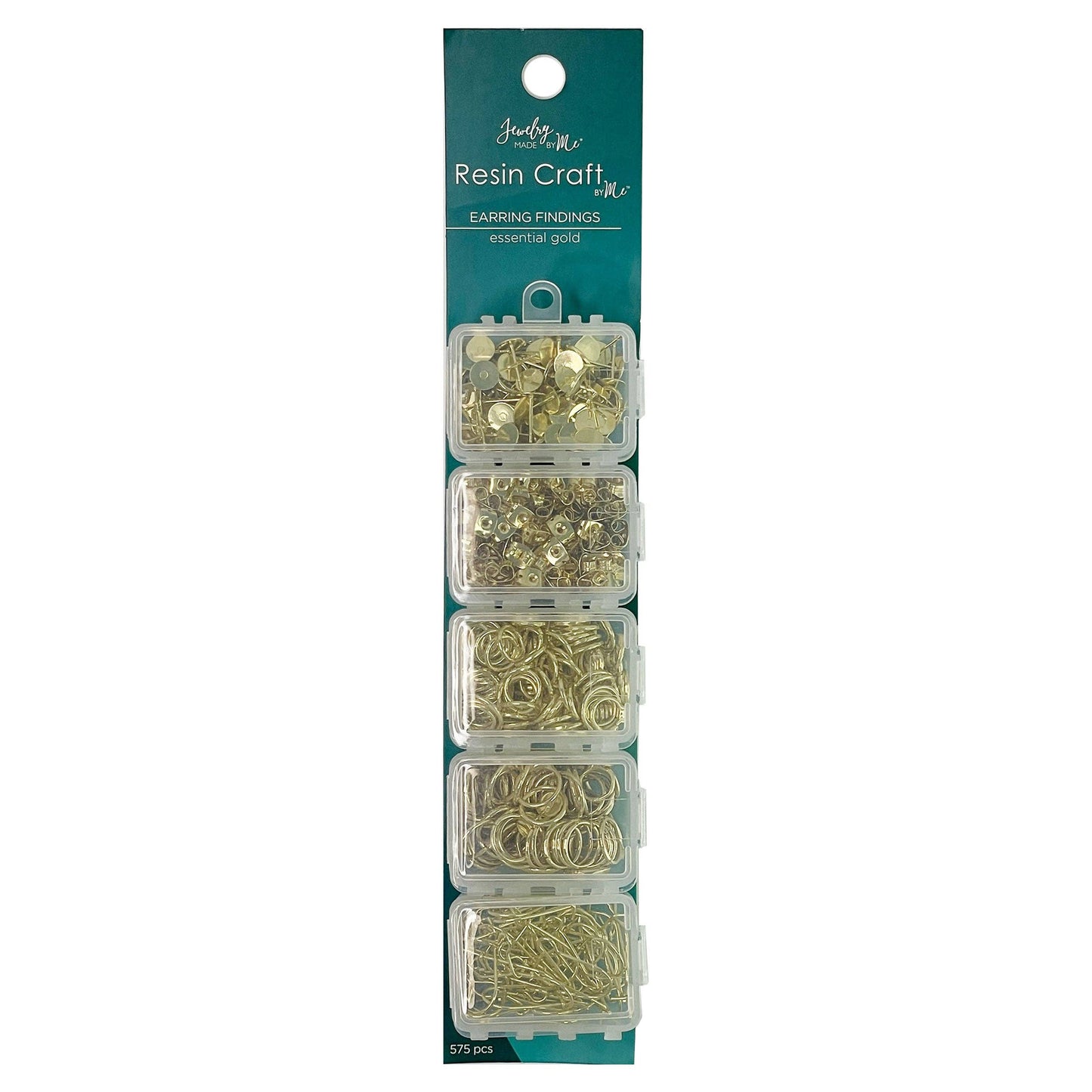 Jewelry - Gold Essential Earring Findings Kit, 575pcs