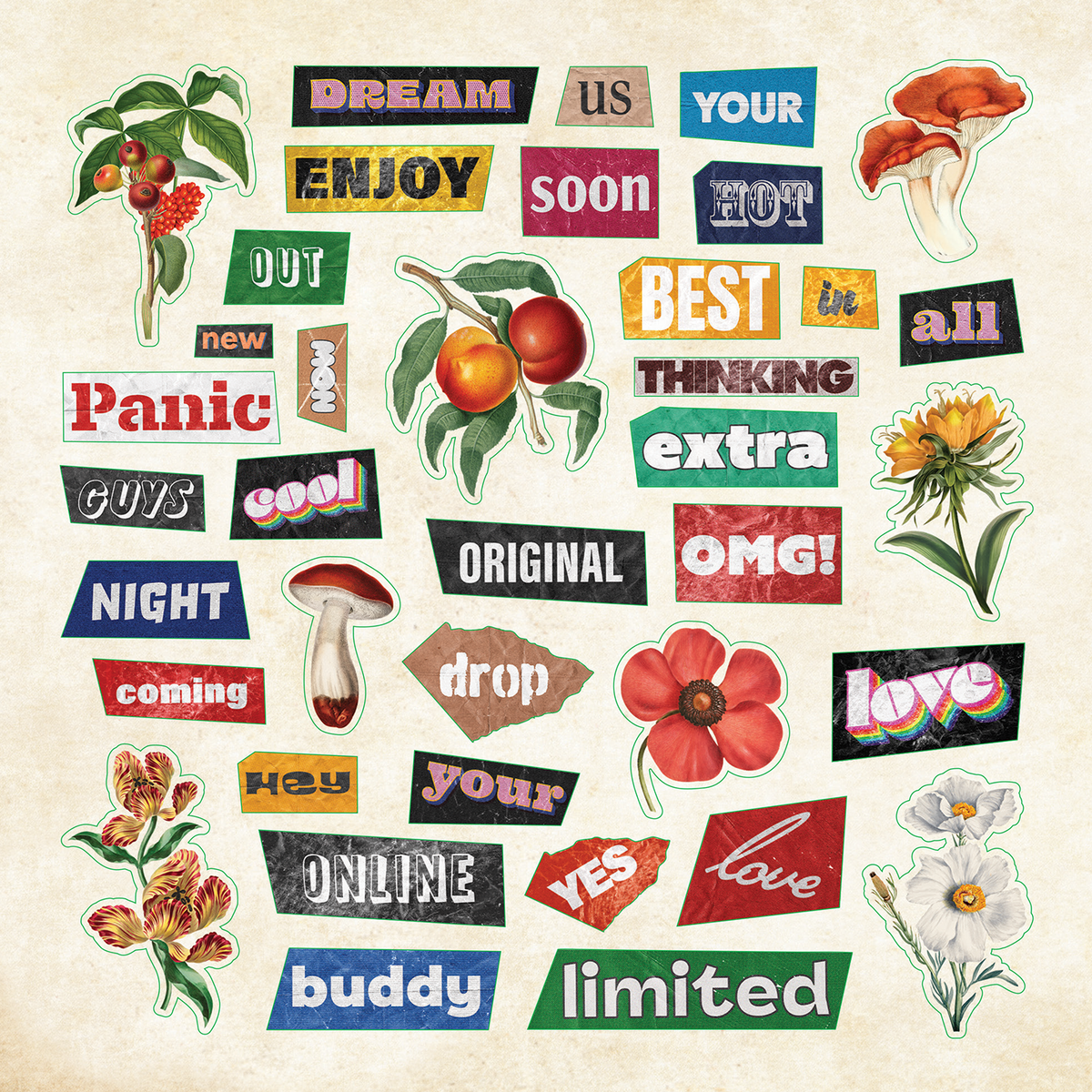Stickers - Ransom Notes Sticker Book