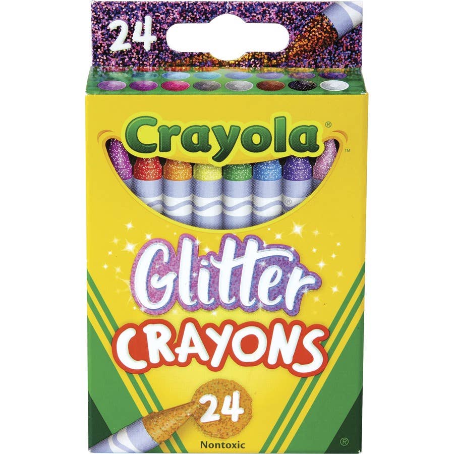 Crayons - 24 Count Crayola Glitter Crayons