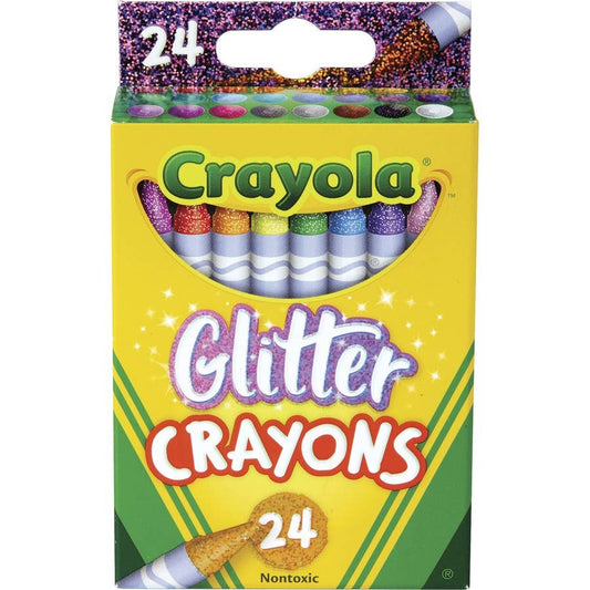 Crayons - 24 Count Crayola Glitter Crayons