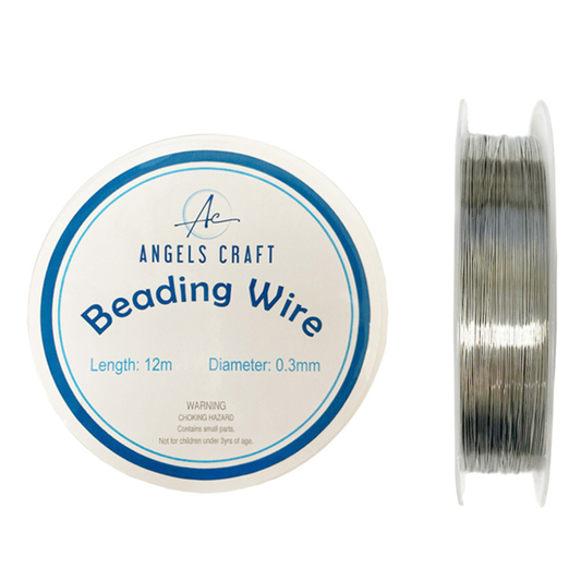 Wire - Beading Wire 0.33mm 1-ct Silver