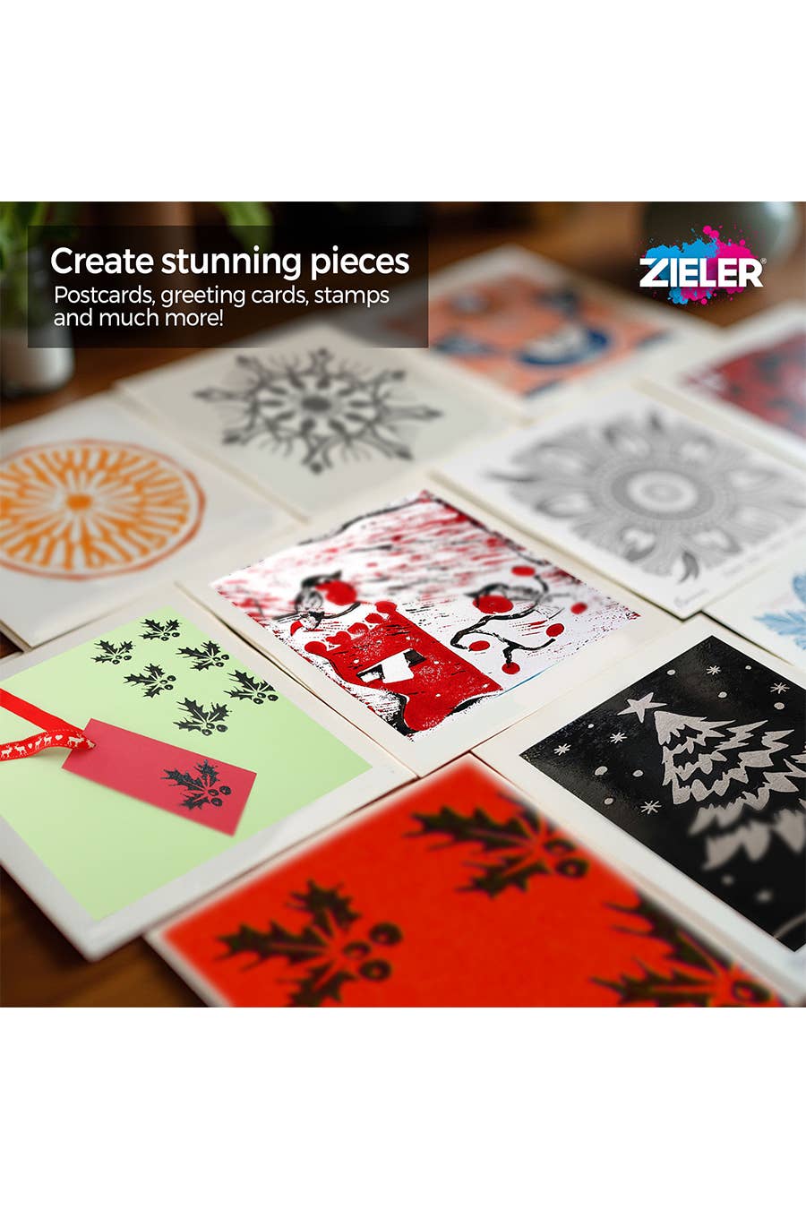 Lino Printing - Zieler Soft Cut Bloc Sheets, Pack of 10