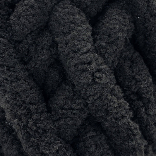 Yarn - Sensy Chunky Yarn, Blanket Yarn, 7 oz, 28 Yards, Gauge 7 Jumbo: Black