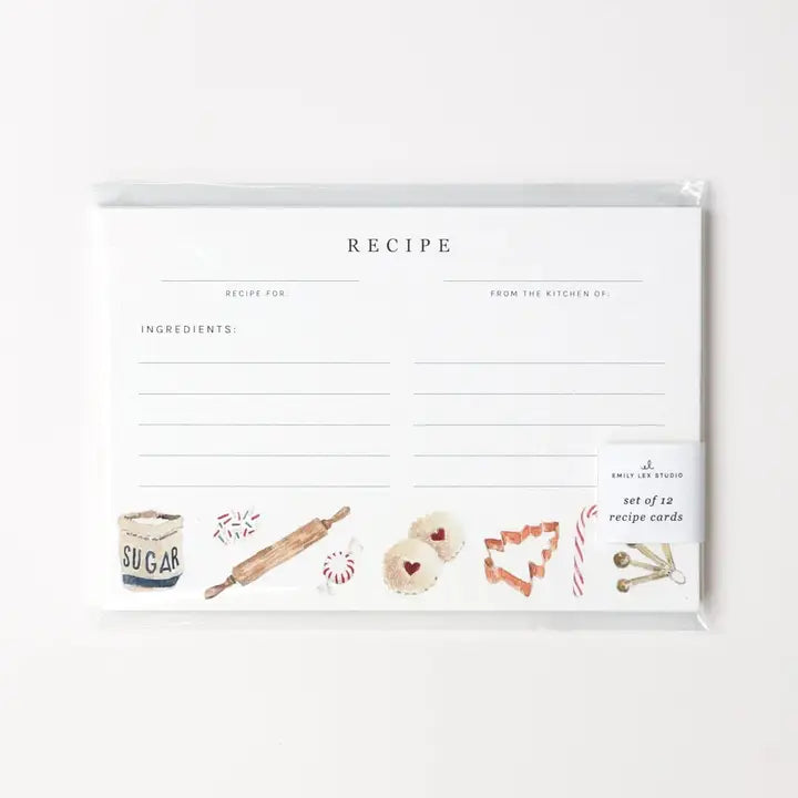 Recipe Cards - Christmas Baking