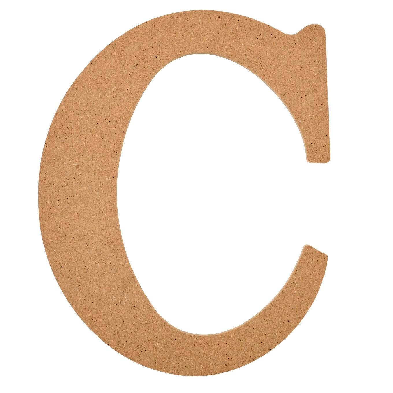 Wood - 8 inch MDF Letter - C