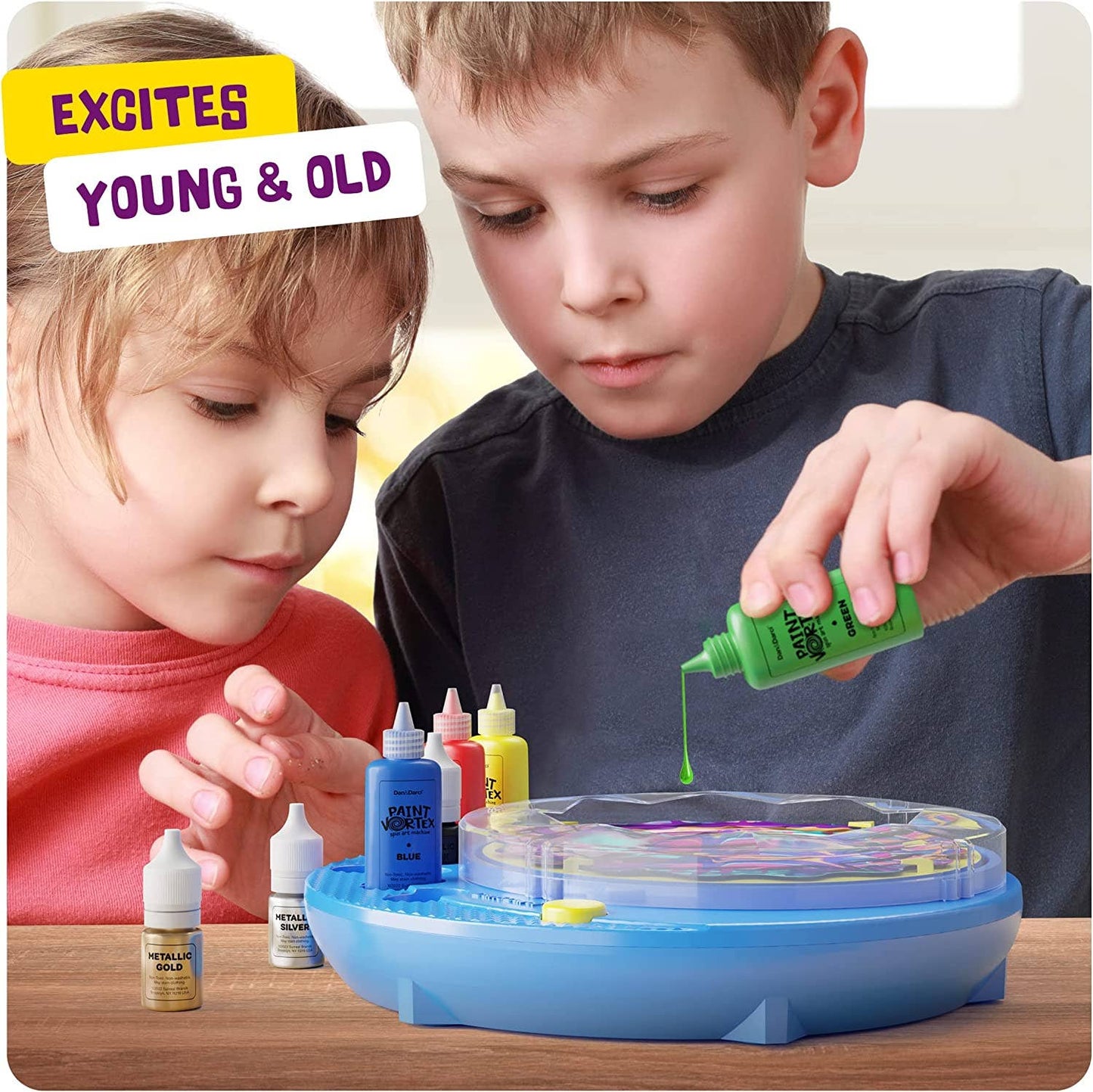 Crafting Kits - Spin Art Machine Kit - Paint Spiral Station Center