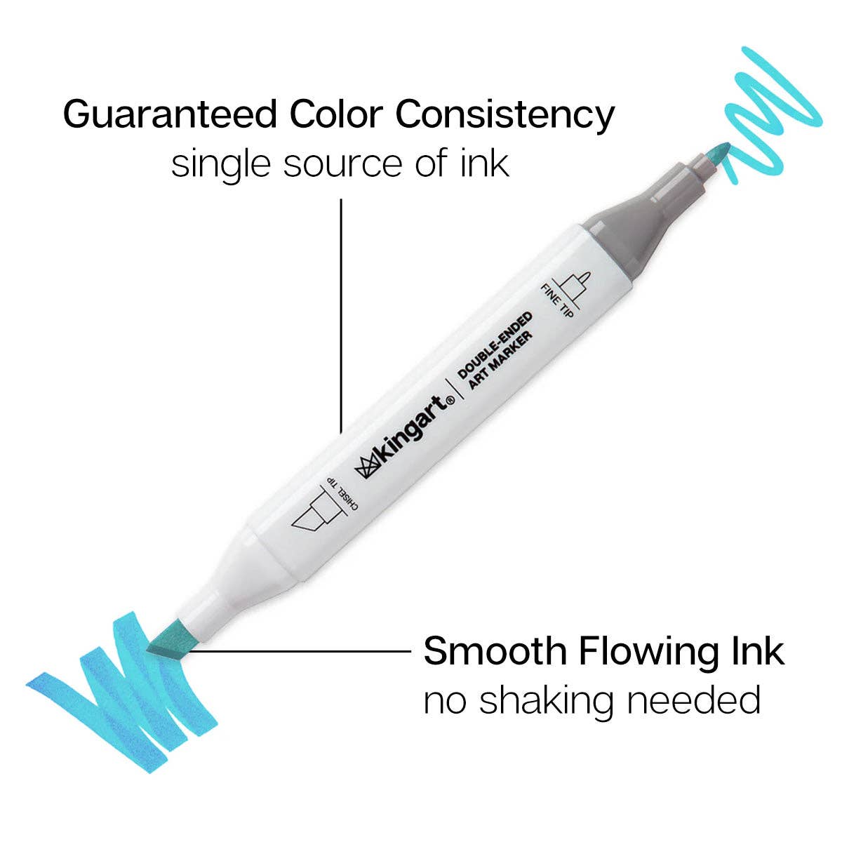 Markers - PRO Double-Ended Alcohol Markers - 24 Bright Colors