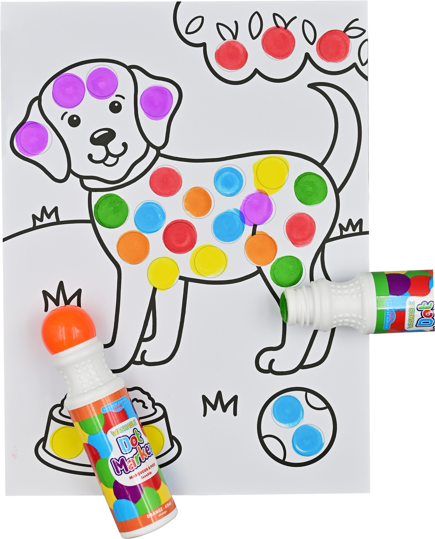 Markers - Studio Series Junior Washable Dot Markers (Set of 6)