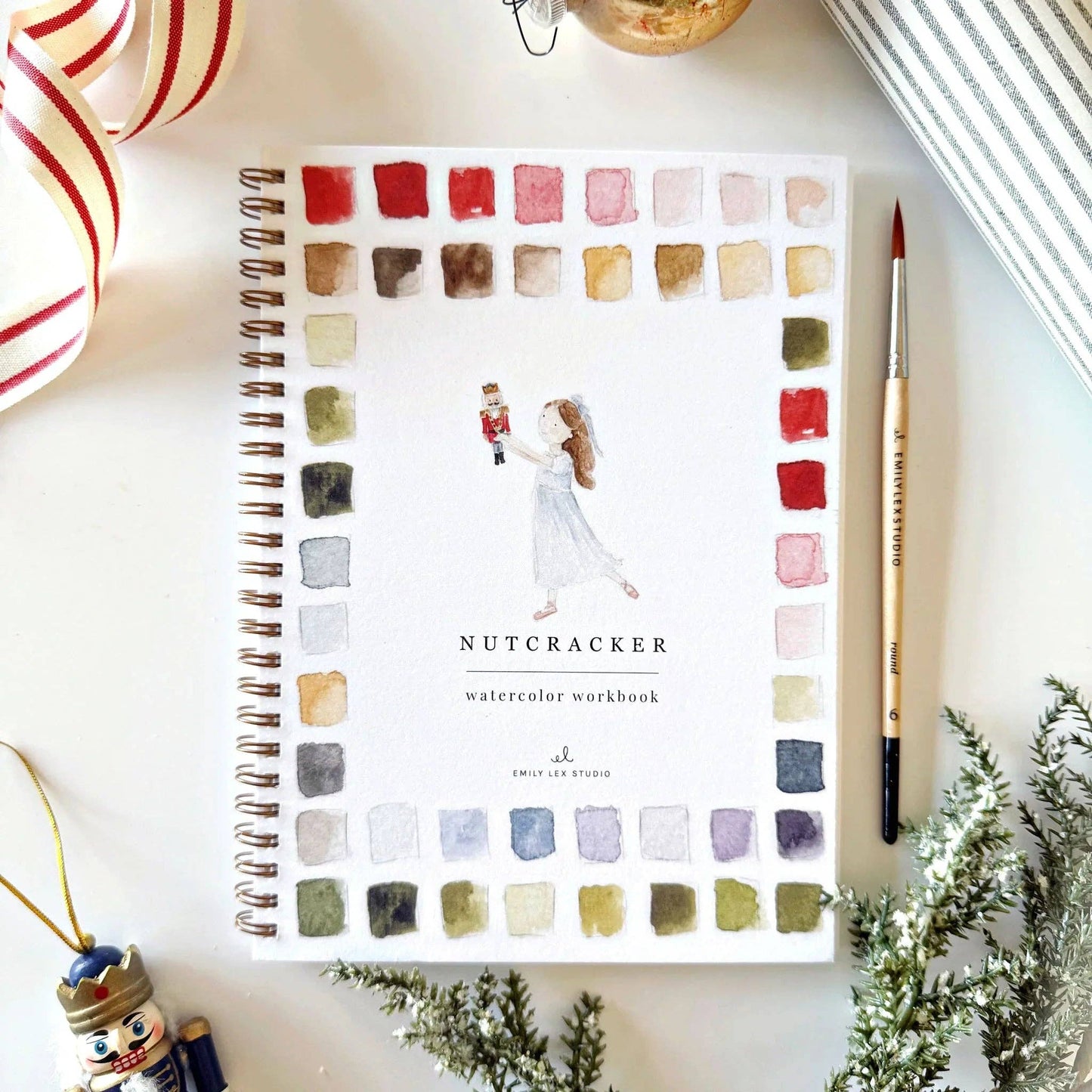 Workbook - Nutcracker watercolor workbook