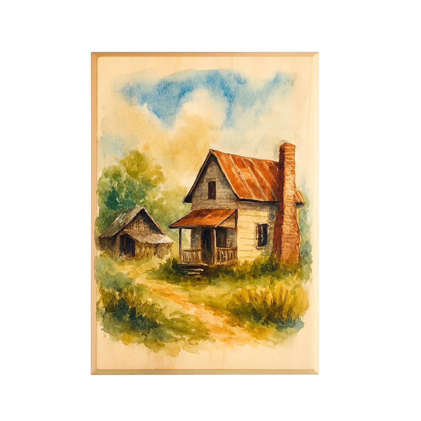 Wood - BASSWOOD RECTANGLE 8" X 10"