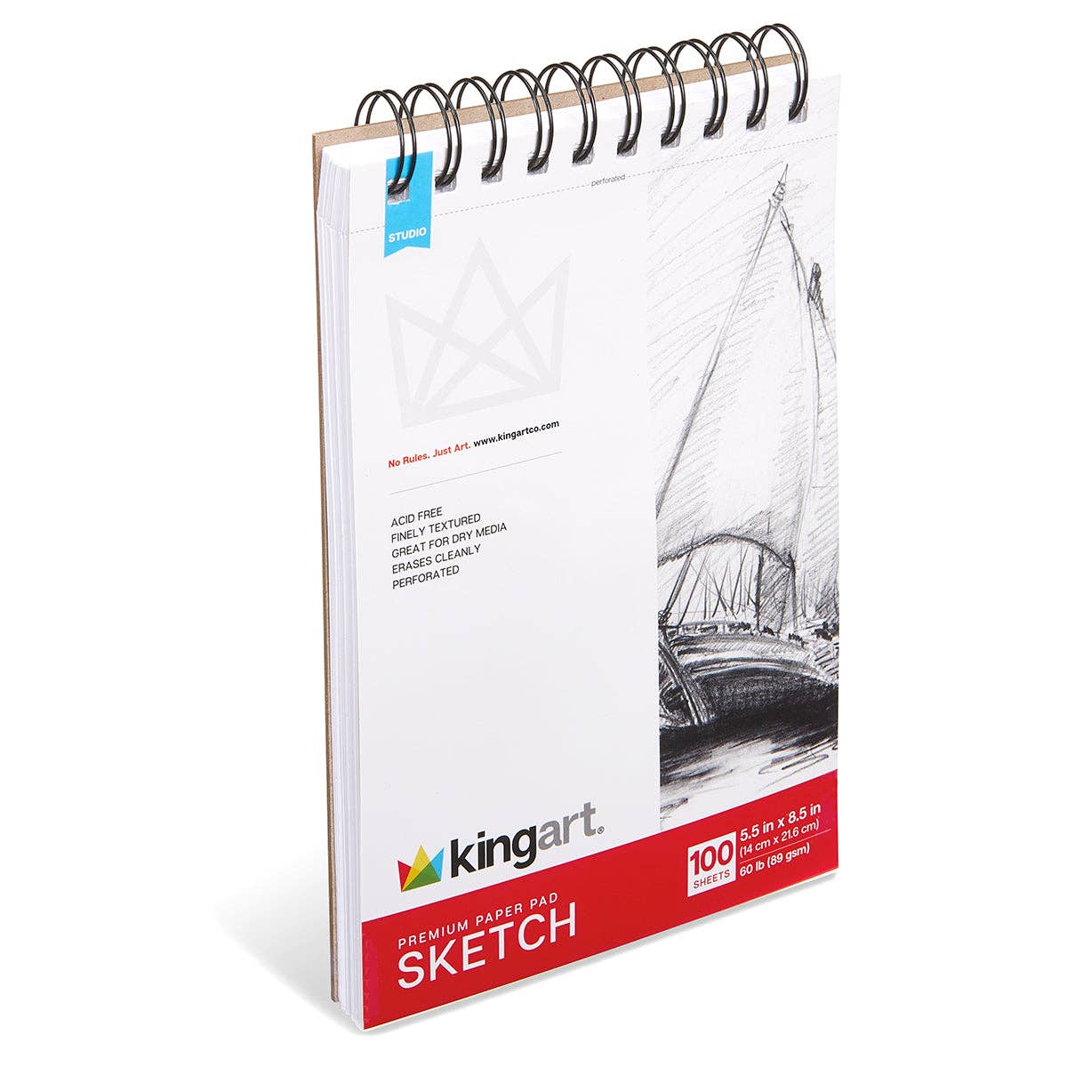 Paper Pad - Sketch Paper - 5.5” x 8.5” - 60lb (89g) - 100 Sheets
