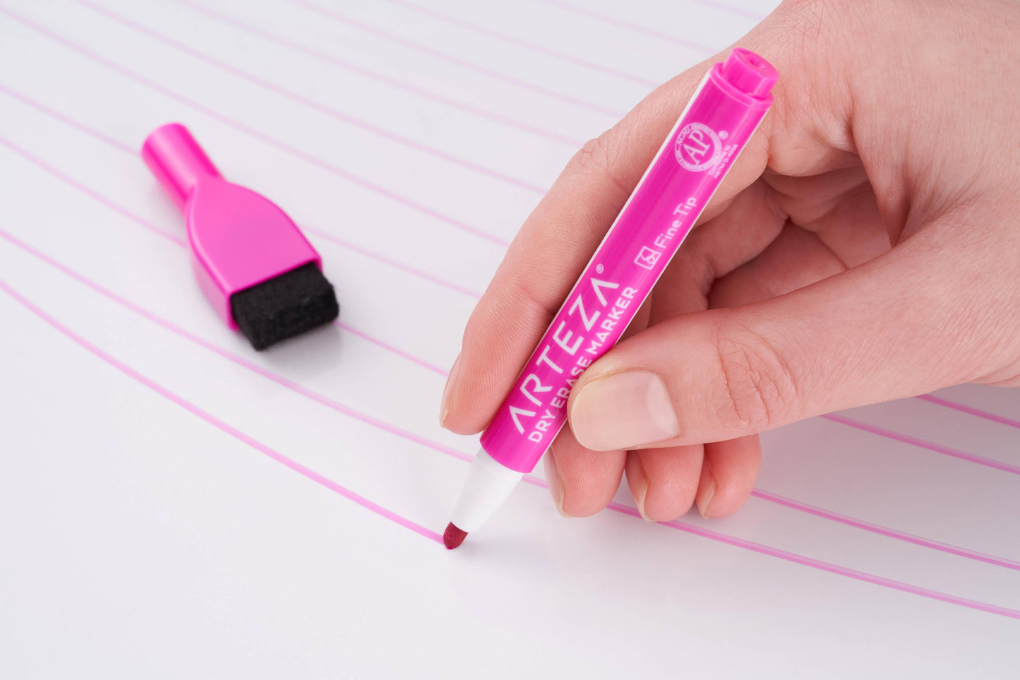 Markers - Arteza® Magnetic Cap Dry Erase Markers Set, Fine Tip - 24 pc