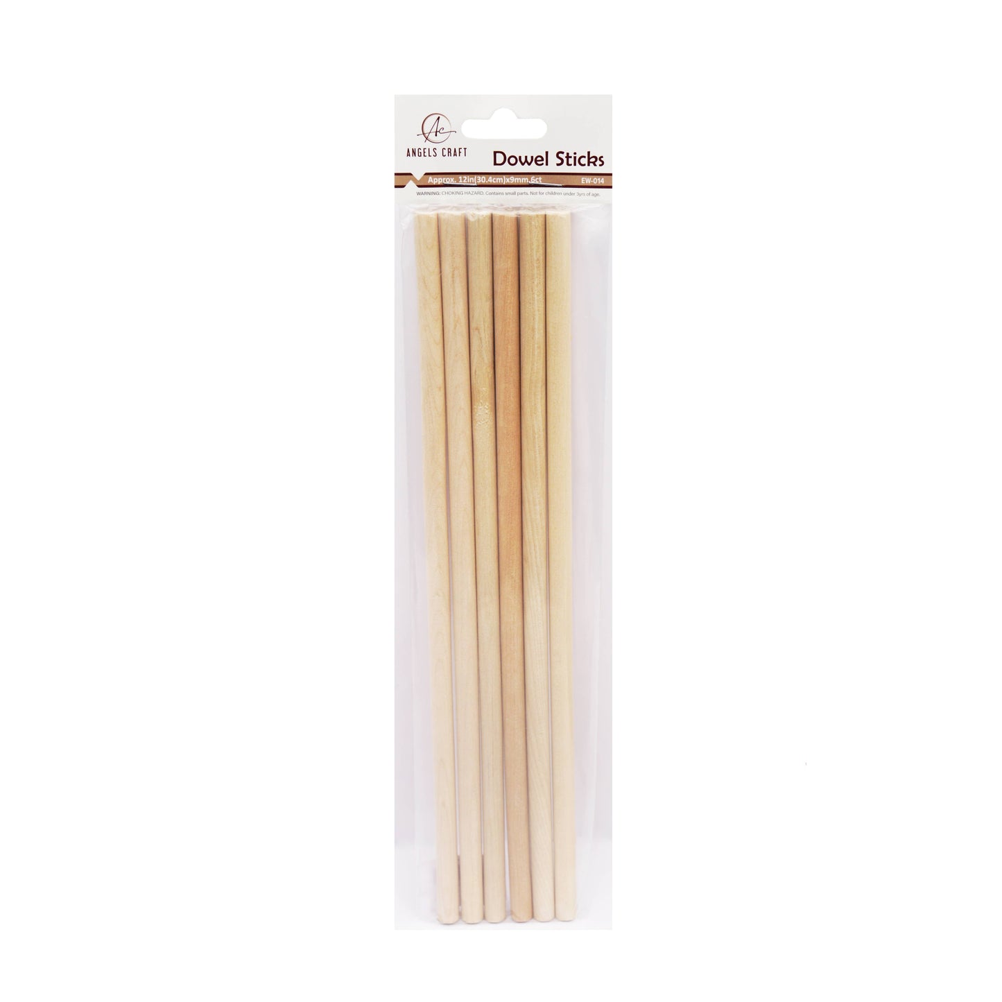 Wood - Dowel Sticks 11.8": 0.5"