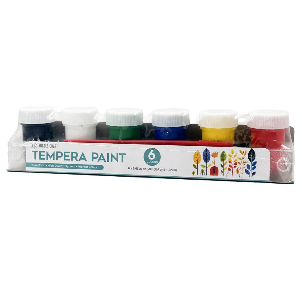 Paint -Tempera Set in Handing Transparent base