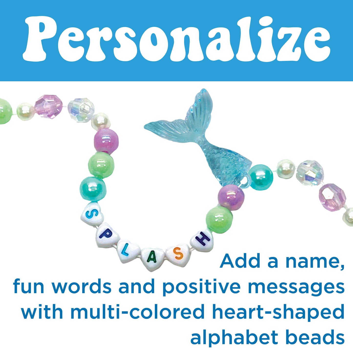 Jewelry - Jar Mermaid - DIY Bracelet Craft Kit for Kids