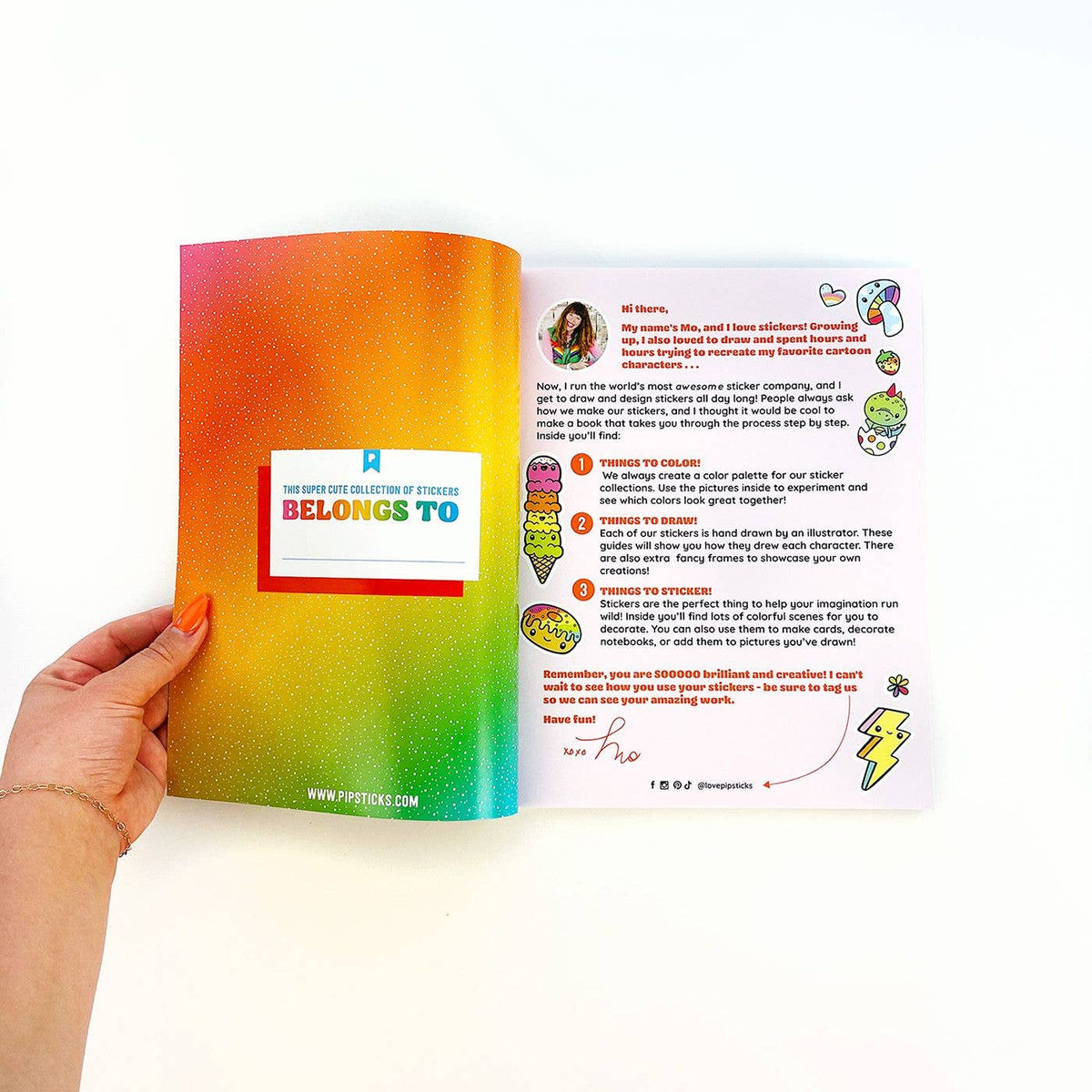 Stickers - Draw-Along Rainbow Sticker Book