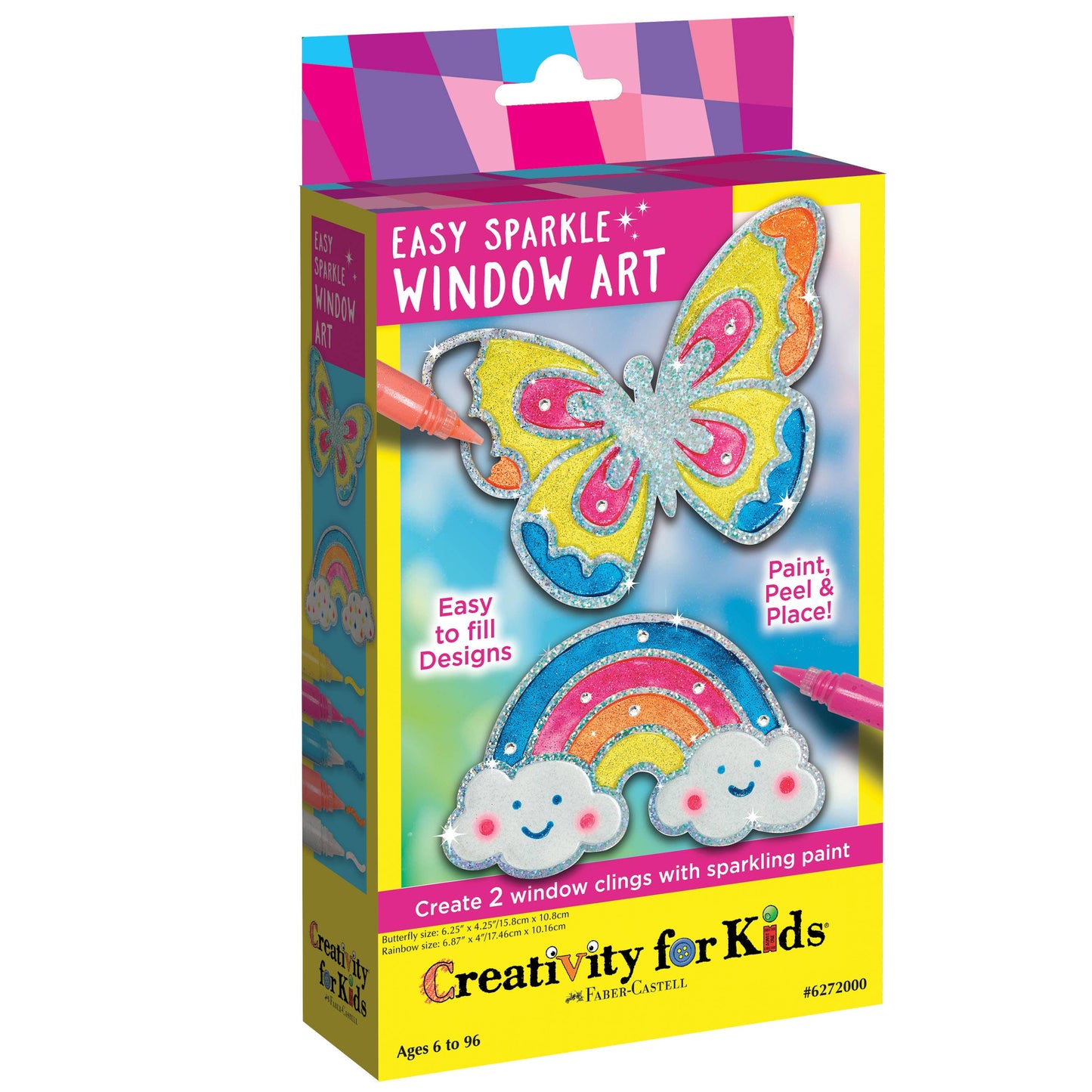 Craft Kit - Easy Sparkle Window Art Mini Kit Craft Kit for Kids