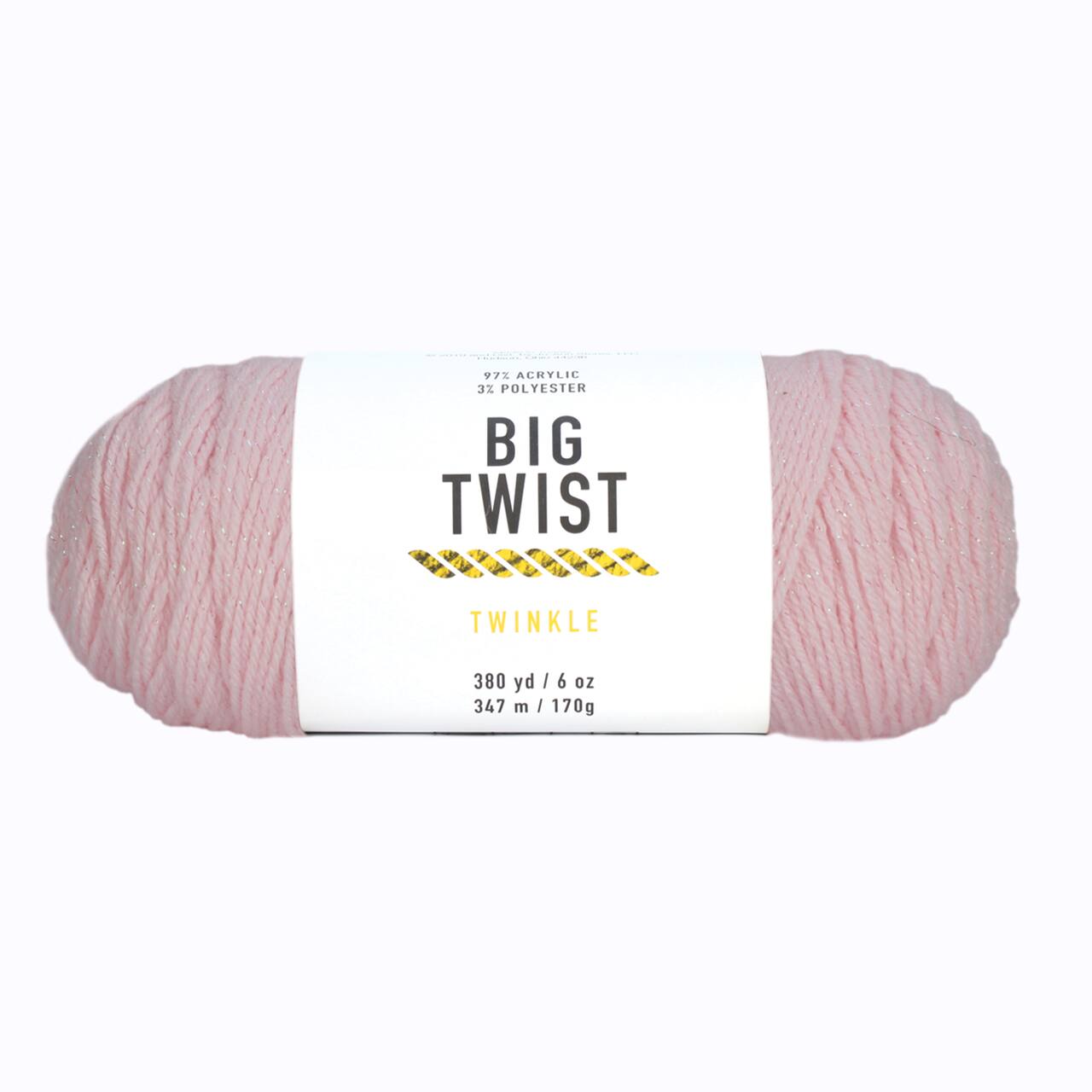 Yarn - Big Twist - Twinkle Yarn Light Pink